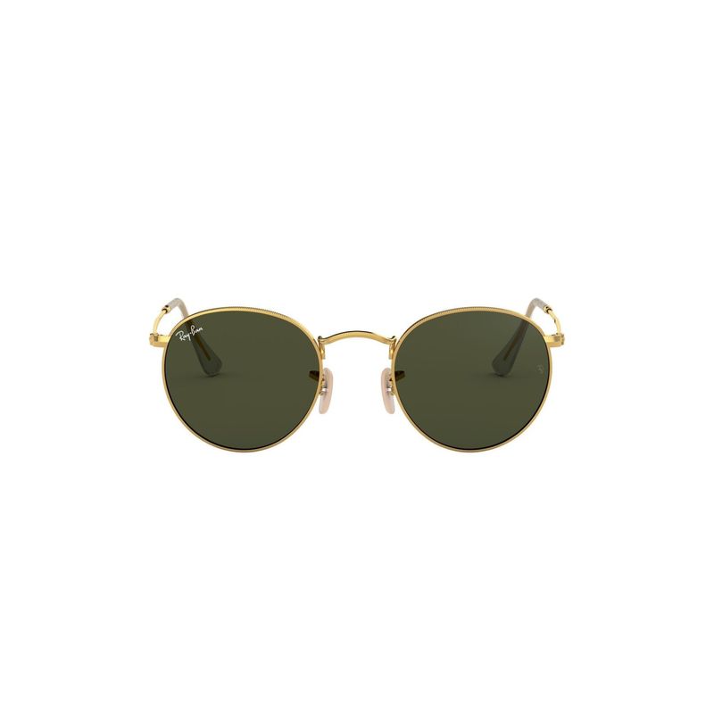 RAY BAN - Lentes de Sol Ray Ban Round Metal RB3447 001 47 Dorado/Verde