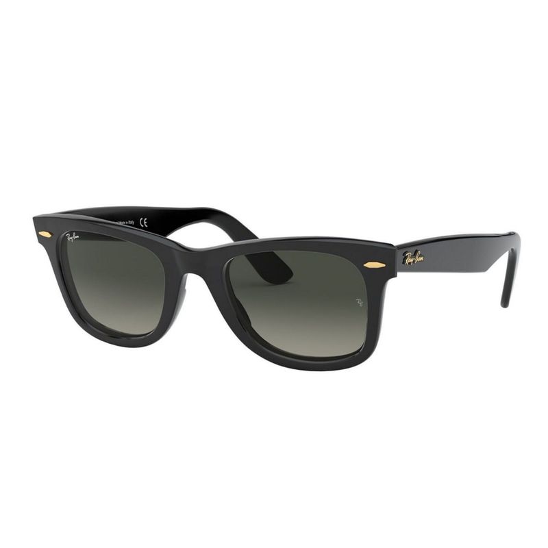 RAY BAN - Lentes de Sol Ray Ban Wayfarer RB2140 90171 50-22 Negro pulido/gris