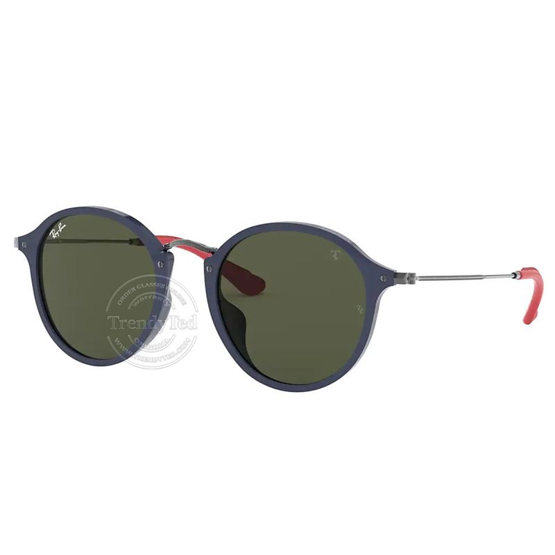 RAY BAN - Lentes de Sol Ray Ban Round Fleck RB2447MF F61531 52-21 Azul/gris