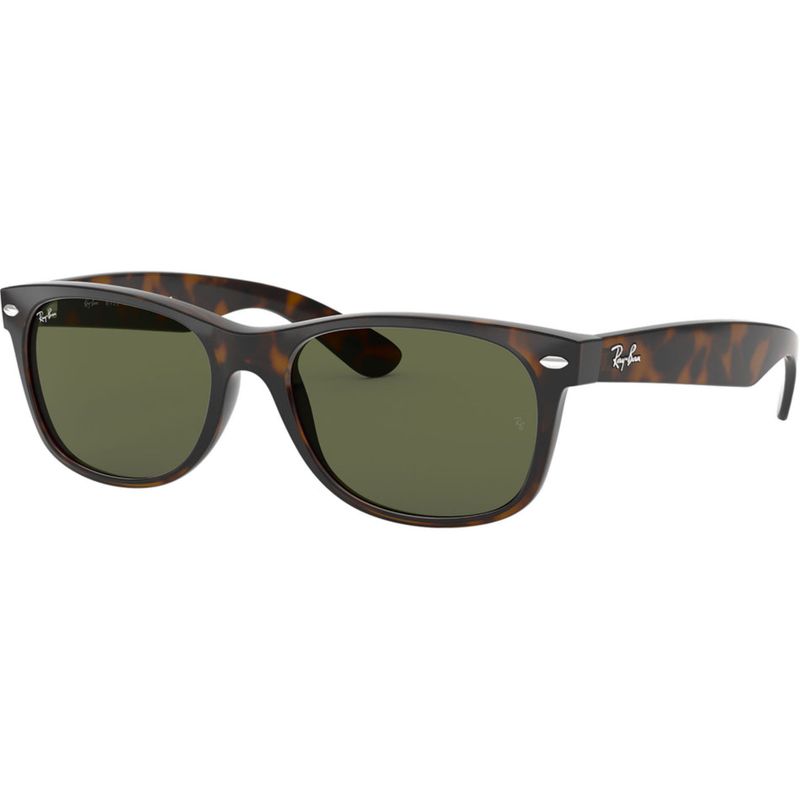 RAY BAN - Lentes de Sol Ray Ban New Wayfarer RB2132F 90255 58-18 Tortuga/verde