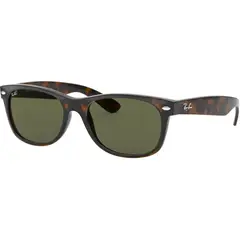 RAY BAN - Lentes de Sol New Wayfarer RB2132F 90255 58-18 Tortuga/verde