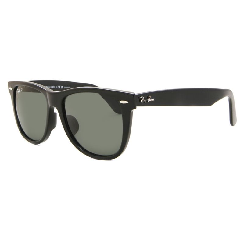 RAY BAN - Lentes de Sol Ray Ban Wayfarer RB2140F Negro/verde polarizado 54-22