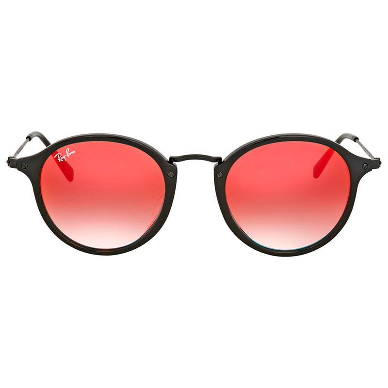 RAY BAN - Lentes de Sol Ray Ban Round Fleck RB2447F Negro Degrade/naranja 49-21