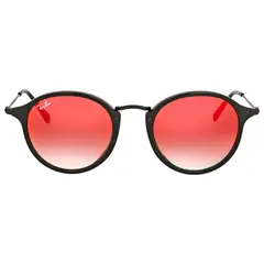 RAY BAN - Lentes de Sol Round Fleck RB2447F Negro Degrade/naranja 49-21