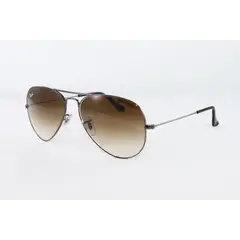 RAY BAN - Lentes de Sol Aviator RB3025 Degrade marrón /metalizado 58-14