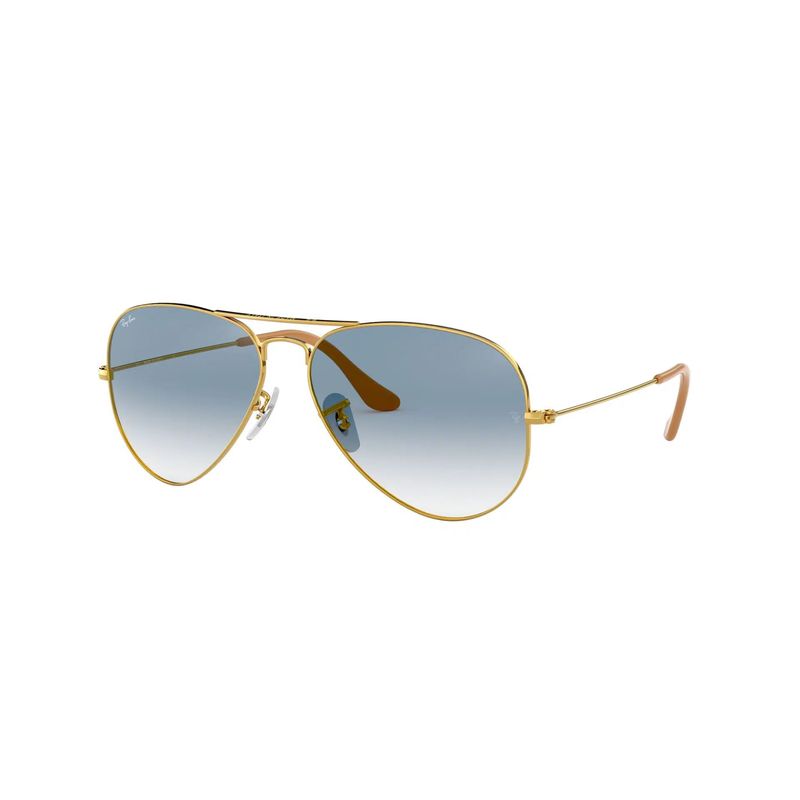 RAY BAN - Lentes de Sol Ray Ban Aviator RB3025 0013F 58-14  Degrade dorado/azul