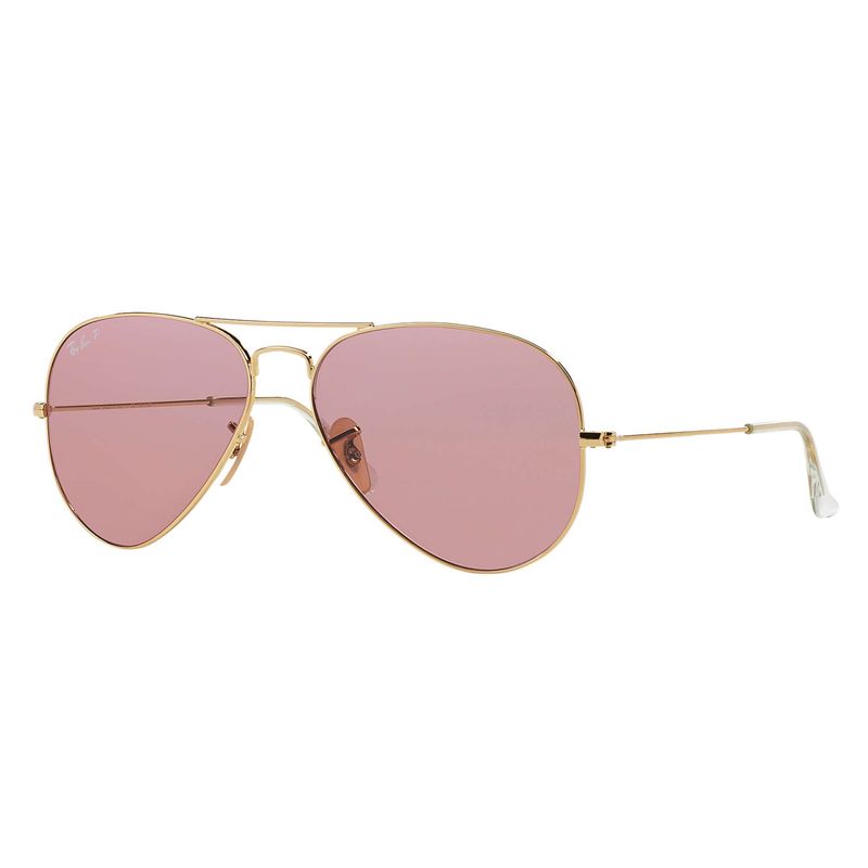 RAY BAN - Lentes de Sol Ray Ban Aviator RB3025 00115 58-14  Espejo dorado y rosa