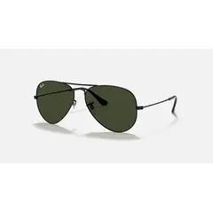 RAY BAN - Lentes de Sol Aviator RB3025 L2823 58-14 Clásico negro/verde