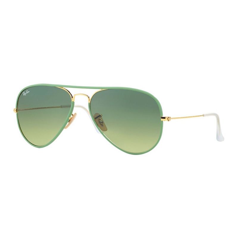 RAY BAN - Lentes de Sol Ray Ban Aviator RB3025JM Degrade verde/verde 58-14