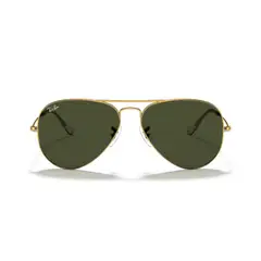 RAY BAN - Lentes de Sol Aviator RB3025 L0205 58-14 Clásico dorado/verde