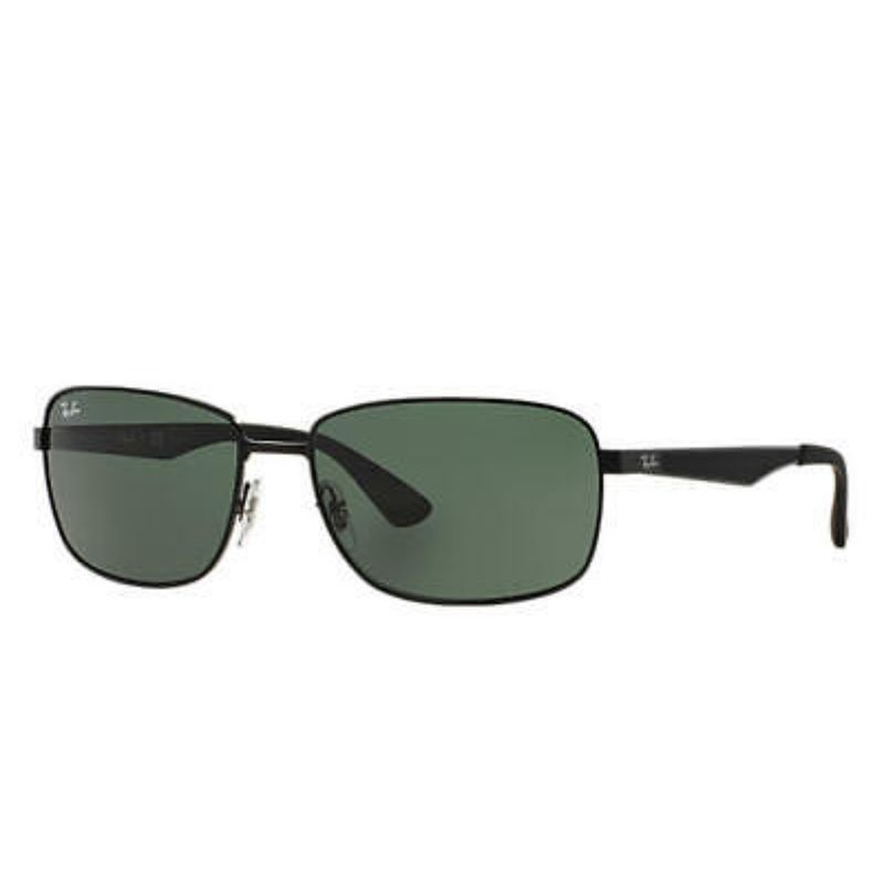 RAY BAN - Lentes de Sol Ray Ban Classic RB3529 006/71 61 Negro mate/verde