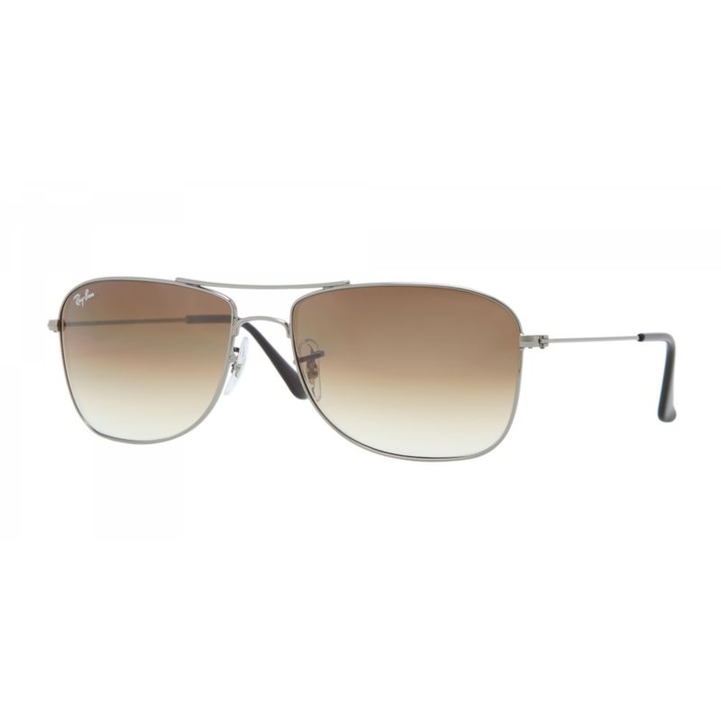 RAY BAN - Anteojos Lentes de Sol Ray Ban Classic RB3477 004/51 59 Plata/Marrón