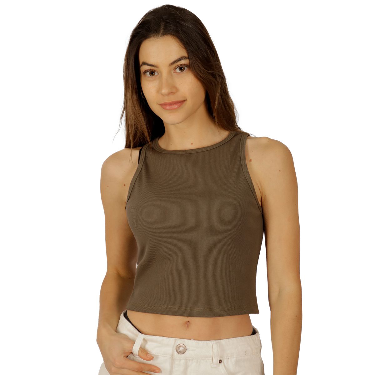 DIVINO JEANS - Polera Byork X Verde Divino Jeans