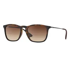 RAY BAN - Lentes de Sol Chris RB4187F Degrade marrón/tortuga mate 54-18