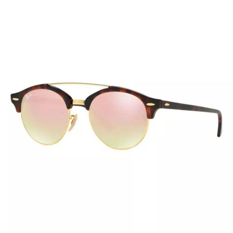 RAY BAN - Lentes de Sol Ray Ban Clubround Double Bridge RB4346 990/7O 51