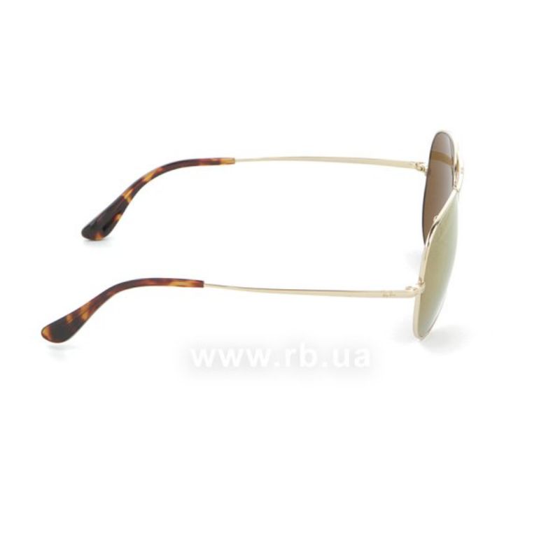 RAY BAN - Lentes de Sol Ray Ban ULTRA AVIATOR RB8029K Oro/verde polarizado 58