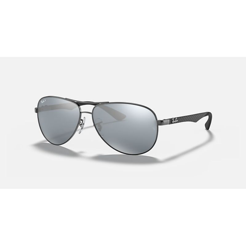 RAY BAN - Lentes de Sol Ray Ban Polarizado Aviator Carbon Fibre RB8313 004/K6 61