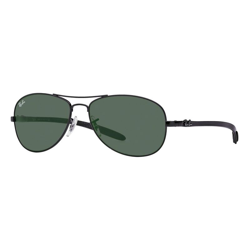 RAY BAN - Lentes de Sol Ray Ban Aviator RB8301 002/N5 59 Negro/Verde Polarizado