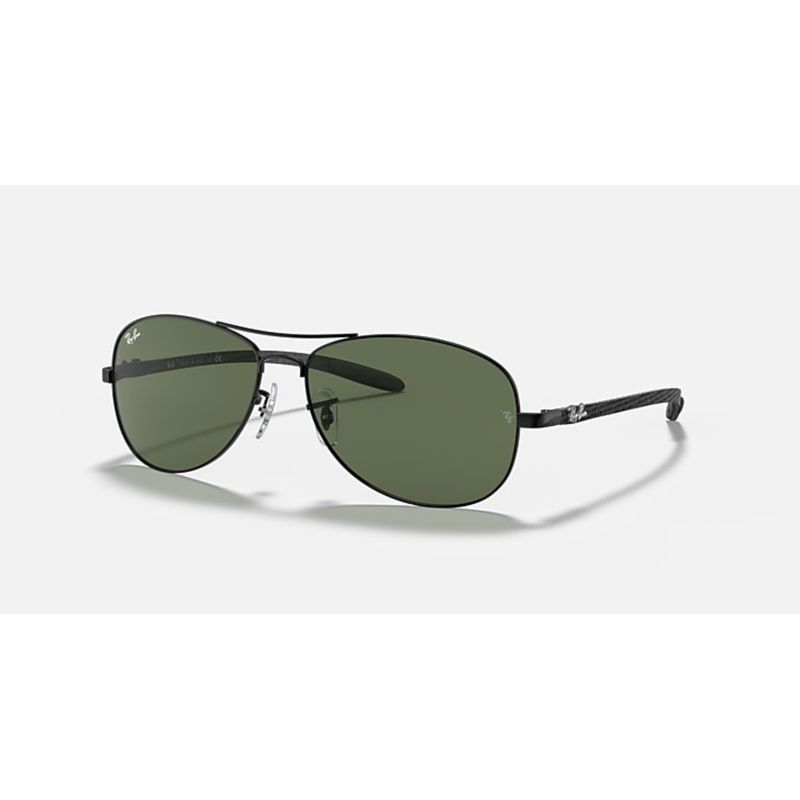 RAY BAN - Lentes de Sol Ray Ban Aviator RB8301 002 59 Negro/Verde oscuro