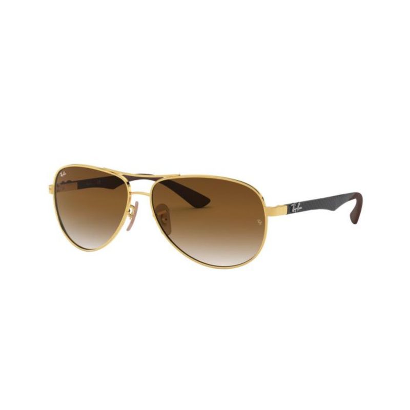 RAY BAN - Lentes de Sol Ray Ban Polarizado Aviator Carbon Fibre RB8313 001/57 61