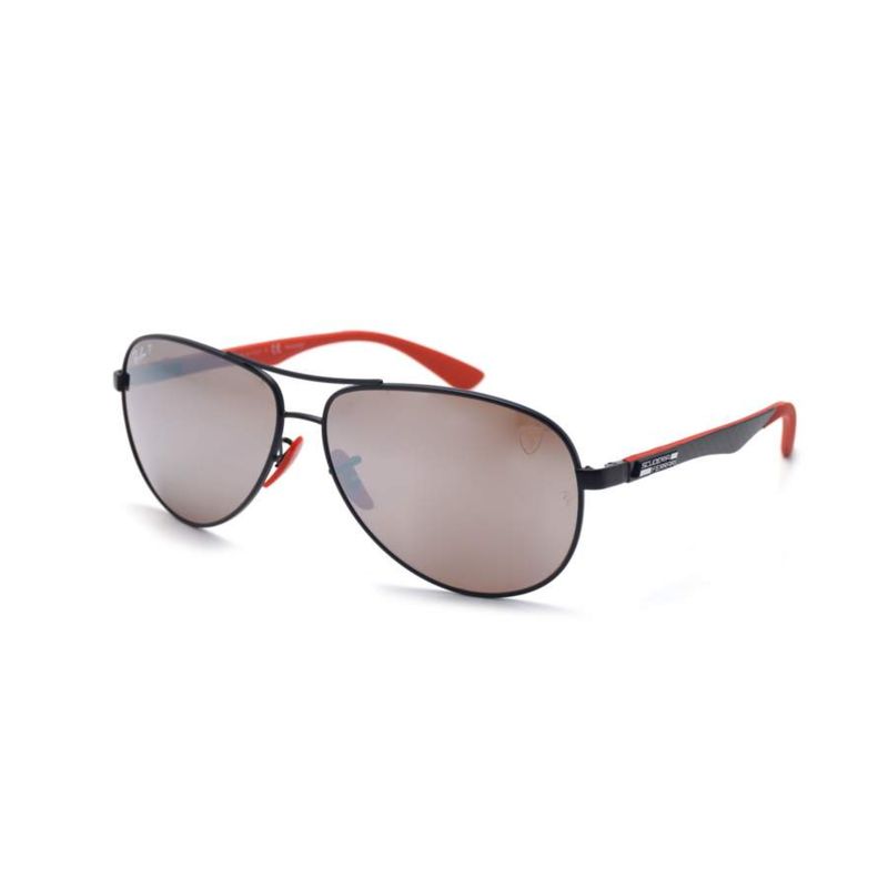 RAY BAN - Lentes de Sol Ray Ban Polarized Scuderia Ferrari RB8313M F002/H2 61-13