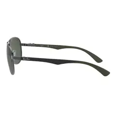 RAY BAN - Lentes de Sol Aviator Carbon Fibre RB8313 004 61 Bronce/Verde