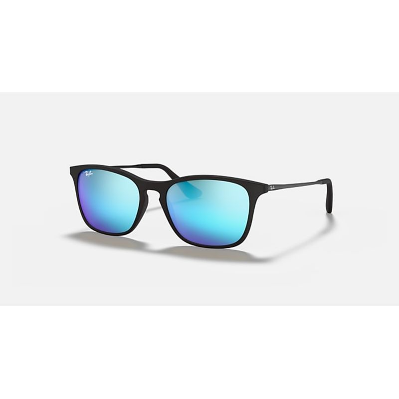 RAY BAN - Lentes de Sol Ray Ban Junior Chris RJ9061S 700555 49 Negro/Azul