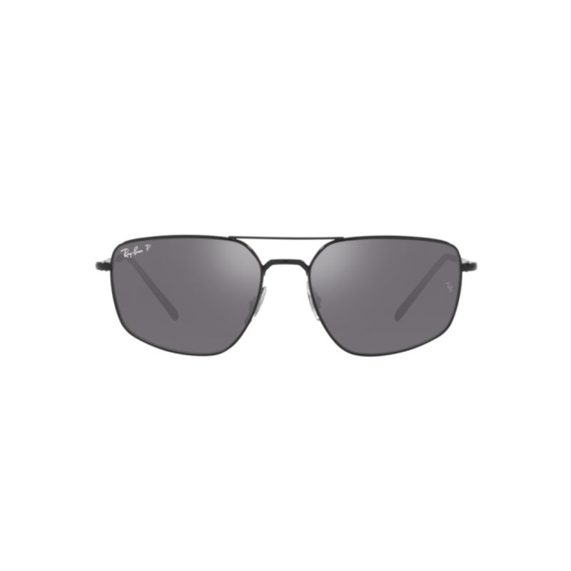 RAY BAN - Lentes de Sol Ray Ban Classic RB3666 002K3 56 Negro/plata polarizado
