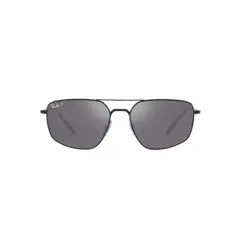 RAY BAN - Lentes de Sol Classic RB3666 002K3 56 Negro/plata polarizado