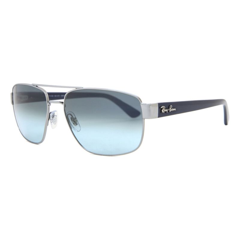 RAY BAN - Lentes de Sol Ray Ban Classic RB3663 Metal de cañón/Degrade azul 60-17