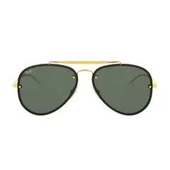 RAY BAN - Lentes de Sol Blaze Aviator RB3584N Clásico dorado/verde 61-13