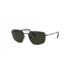 RAY BAN - Lentes de Sol Classic RB3666 004N5 56 Gunmeta/Verde Polarizado