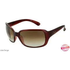 RAY BAN - Anteojos Lentes de Sol Classic RB4068 829/51 60-17 Rojo/marrón