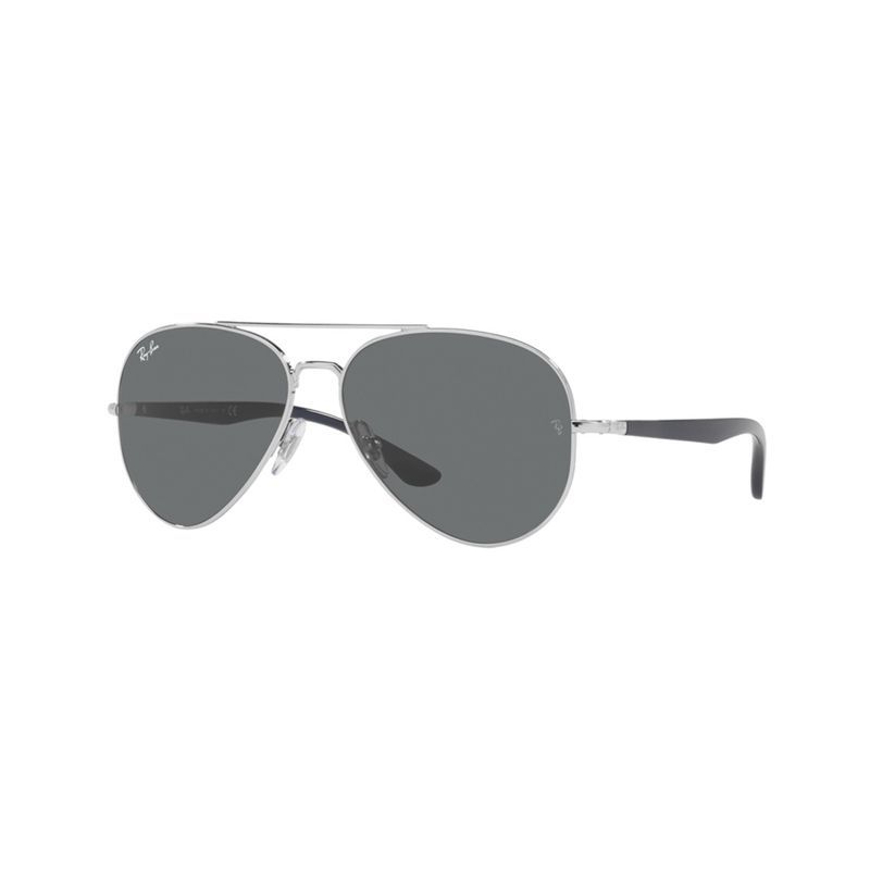 RAY BAN - Lentes de Sol Ray Ban Aviator RB3675 003B1 58-14 Plata/gris oscuro