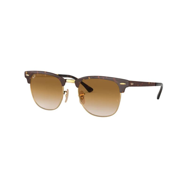 RAY BAN - Lentes de Sol Ray Ban Clubmaster Metal RB3716 9008 51-21 Habana/Marrón