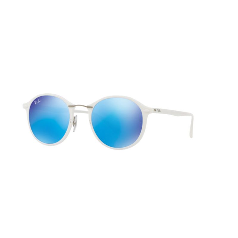 RAY BAN - Lentes de Sol Ray Ban Classic RB4242 Blanco con espejo azul 49-21