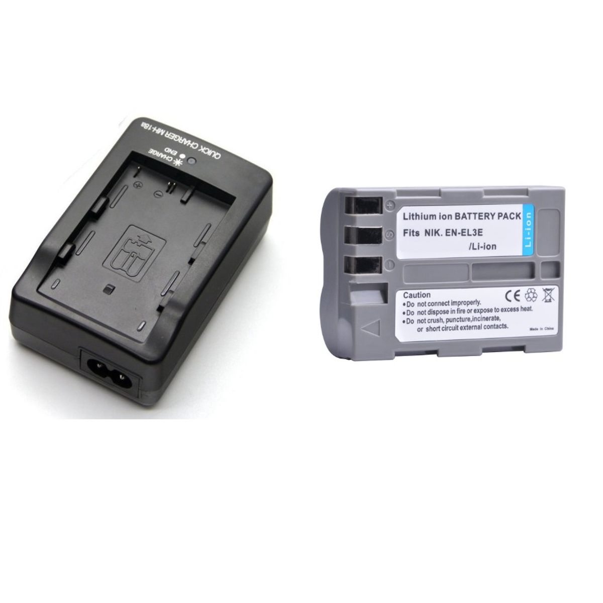 GENERICO - BATERÍAS EN-EL3E + CARGADOR MH-18A ALTERNATIVO NIKON
