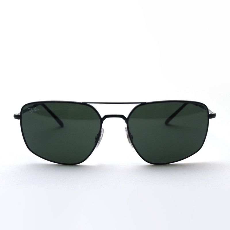 RAY BAN - Anteojos Lentes de Sol Ray Ban Classic RB3666 00231 56 Negro/Verde