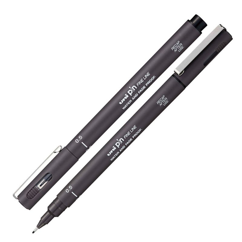 UNI BALL - Tiralineas UNI Pin 05 Gris Oscuro