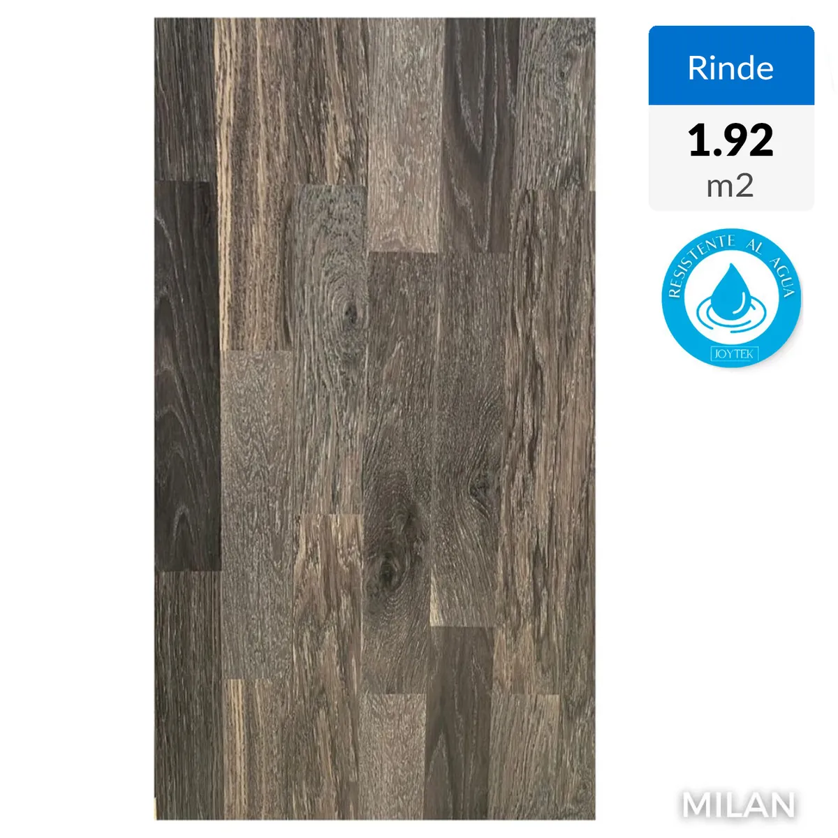 JOYTEK - Piso Flotante  8 mm Milán 121cm x 19cm 1.92 m2 ($ POR CAJA)