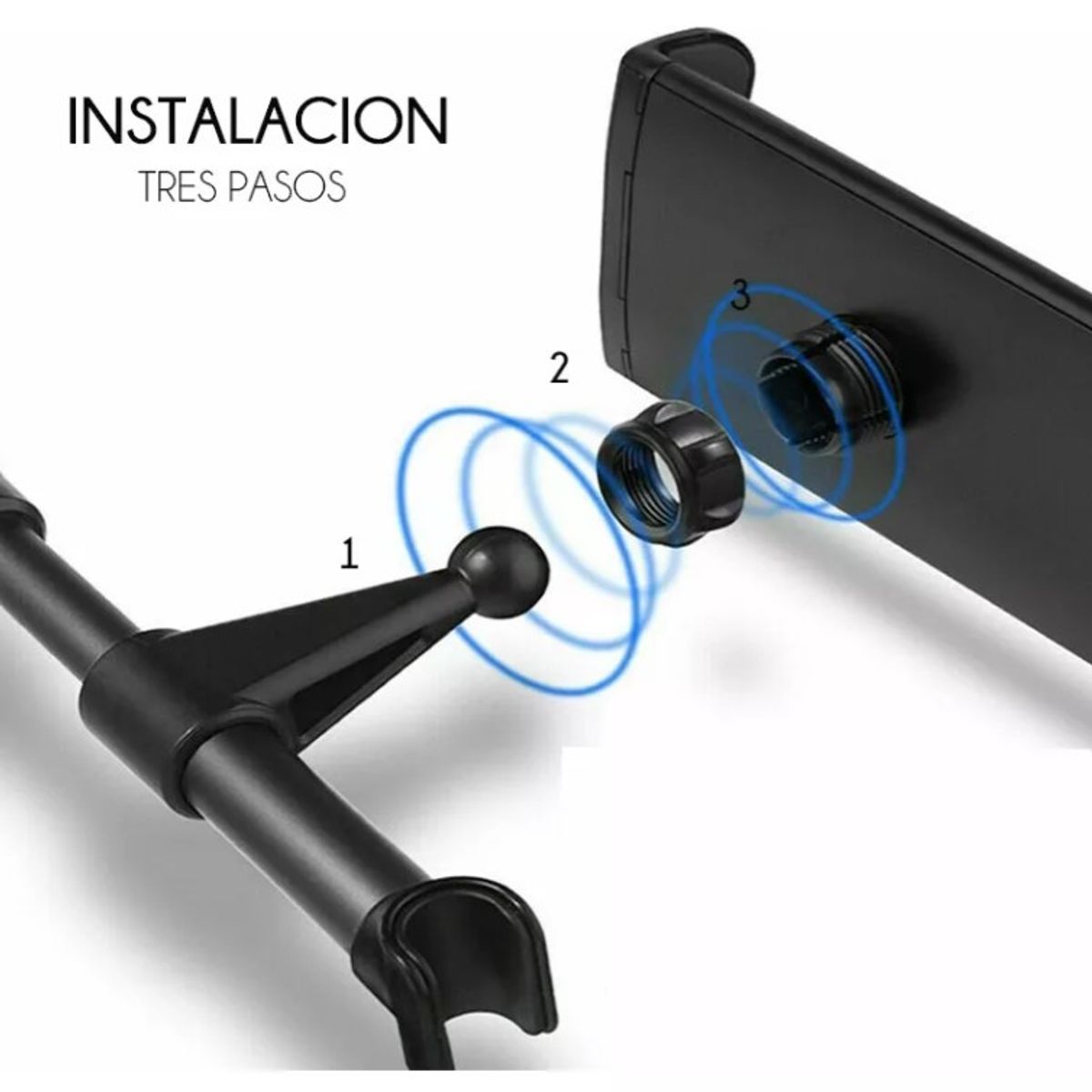 GENERICO - Soporte De Tablet y Teléfono para auto