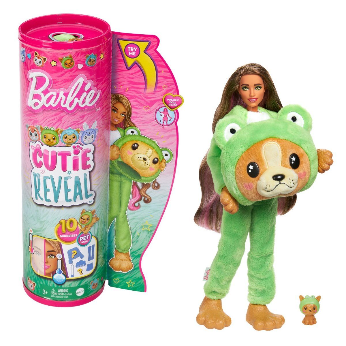 BARBIE - Barbie Cutie Reveal - Disfraces Divertidos Perro y Rana
