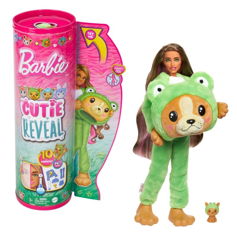 BARBIE - Barbie Cutie Reveal - Disfraces Divertidos Perro y Rana