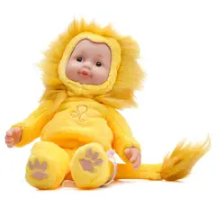 GENERICO - Muñeco Tierno Modelo Bebe Signo Zodiacal Leo 23 cm-