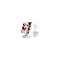 GENERICO - Espejo Led Portatil Para Maquillaje 22 Luces