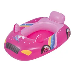 ANSALDO - BOTE INFLABLE INFANTIL PARA EL AGUA DE 81X53X25 CMS - ROSADO