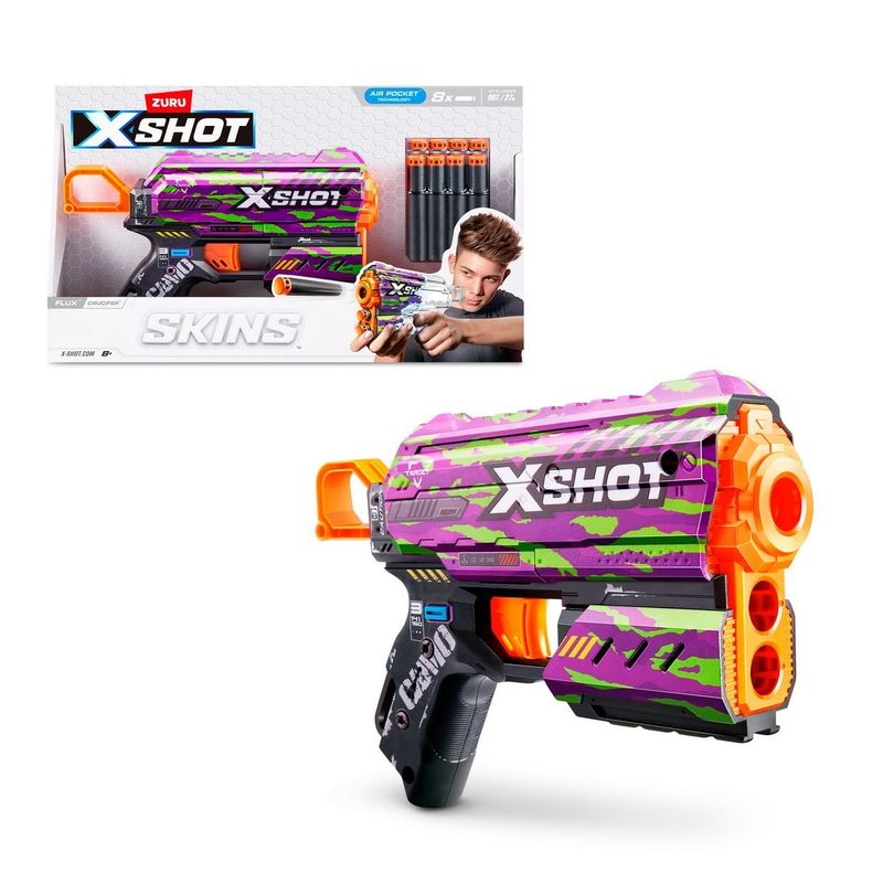 X-SHOT - LANZA DARDOS FLUX SKINS X-SHOT - CRUCIFER