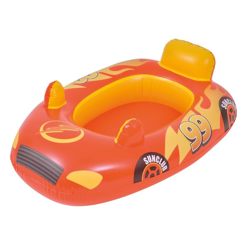 ANSALDO - BOTE INFLABLE PARA EL AGUA DE 81X53X25 CMS - NARANJO
