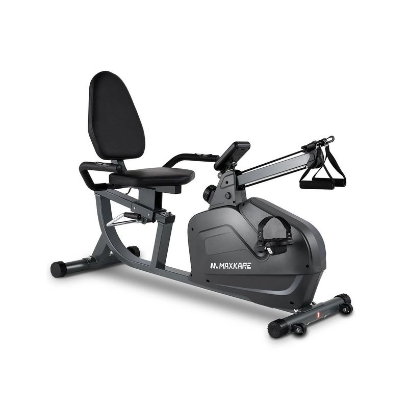 SDFIT - Bicicleta recostada horizontal con bandas Maxkare 5665R