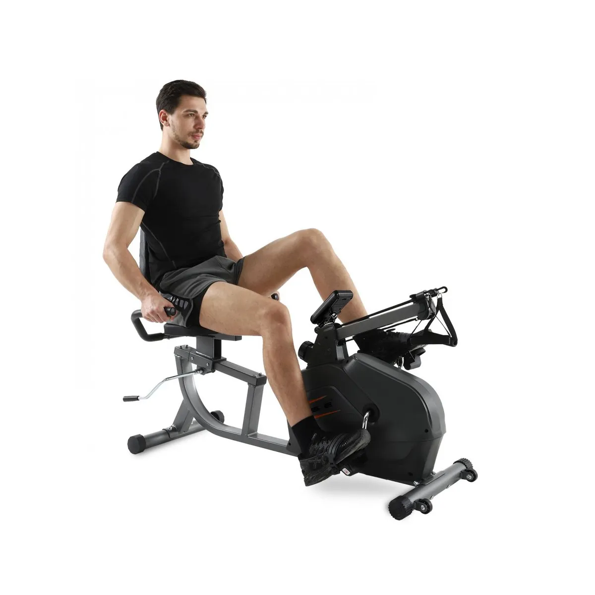 SDFIT - Bicicleta recostada horizontal con bandas Maxkare 5665R